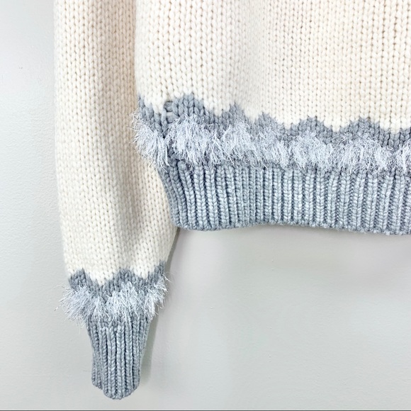 Lou & Grey Fair Isle Sweater White Size M - Picture 10 of 16